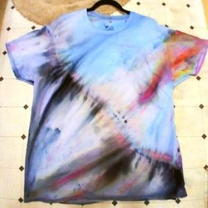 Hanes XL Comfort Soft Ice Tie Dyed Gravity Style.. Bright Bold Beautiful Colors